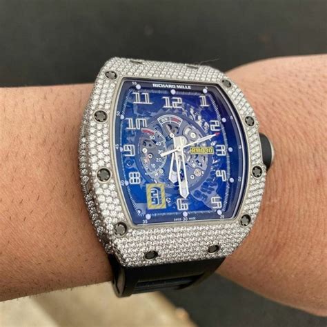 richard mille iced watch.